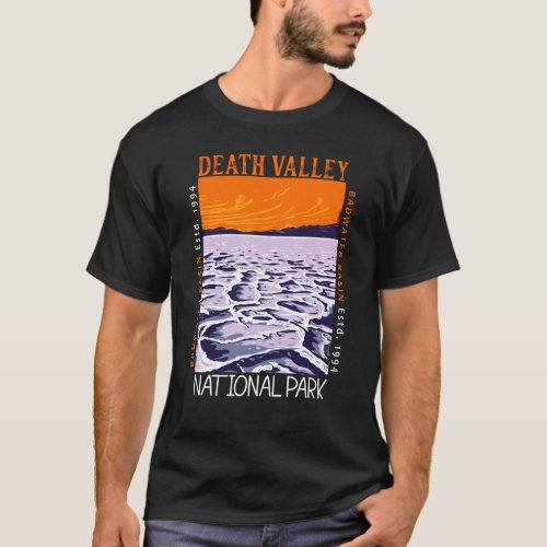  Death Valley National Park Badwater Basin Vintage T_Shirt