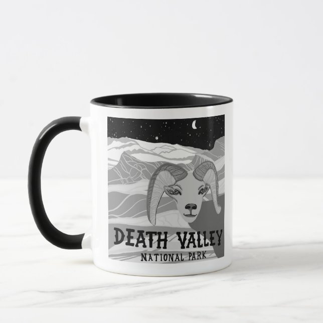 Death Valley National Park California Desert Mug (Left)