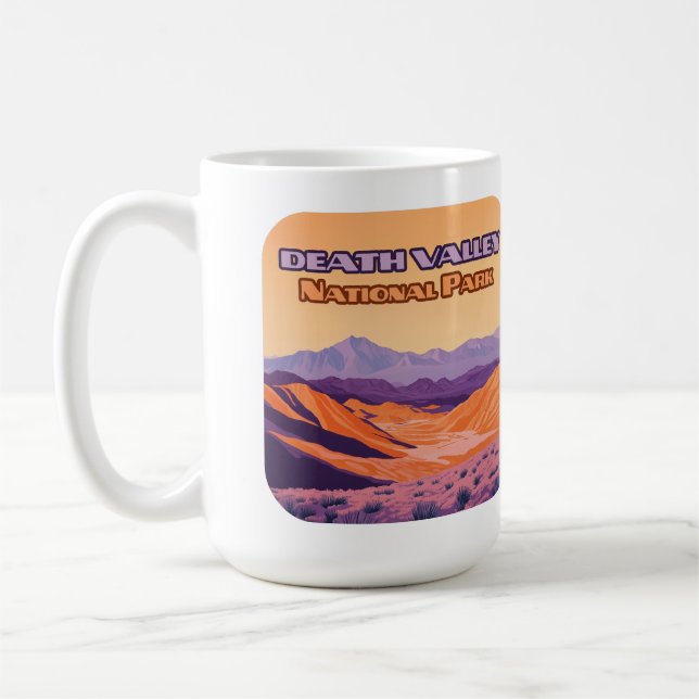 Death Valley National Park California Nevada Coffee Mug (Left)