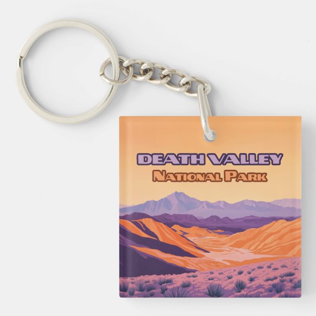 Death Valley National Park California Nevada Keychain (Front)