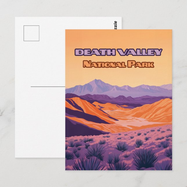 Death Valley National Park California Nevada Postcard (Front/Back)