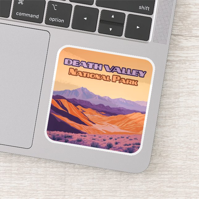 Death Valley National Park California Nevada Sticker (Detail)