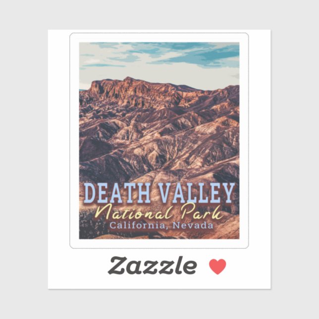 DEATH VALLEY NATIONAL PARK - CALIFORNIA - NEVADA STICKER (Sheet)