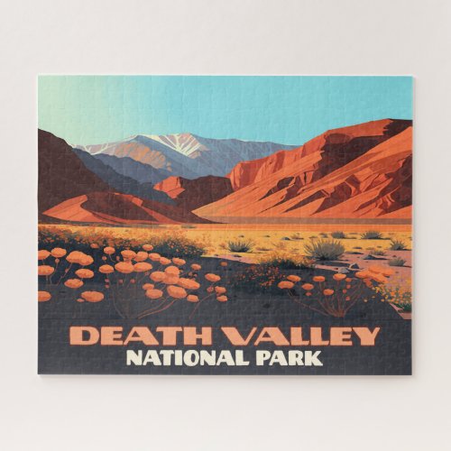 Death Valley National Park California Poppies Jigsaw Puzzle