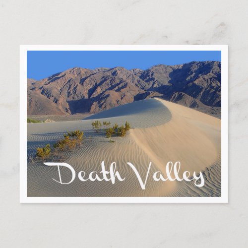 Death Valley National Park California Post Card
