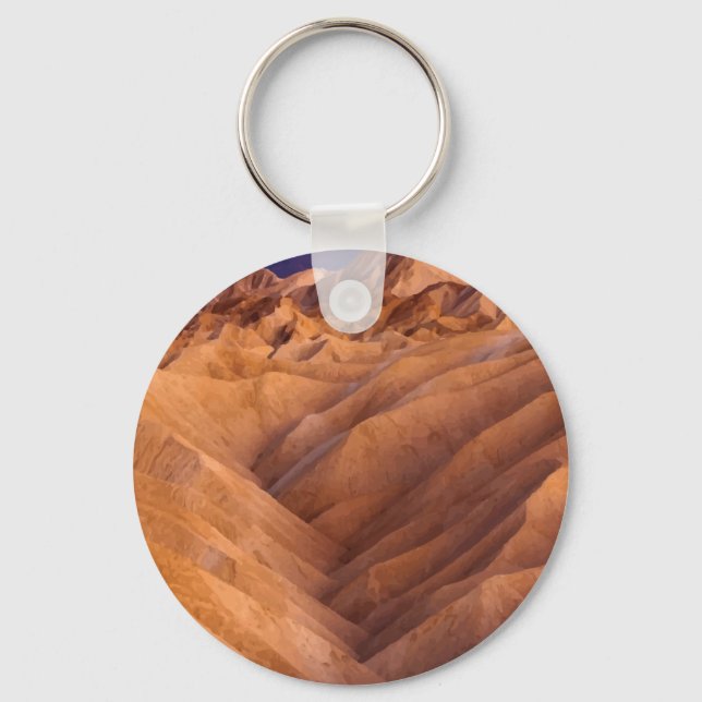 Death Valley National Park California souvenir Keychain (Front)