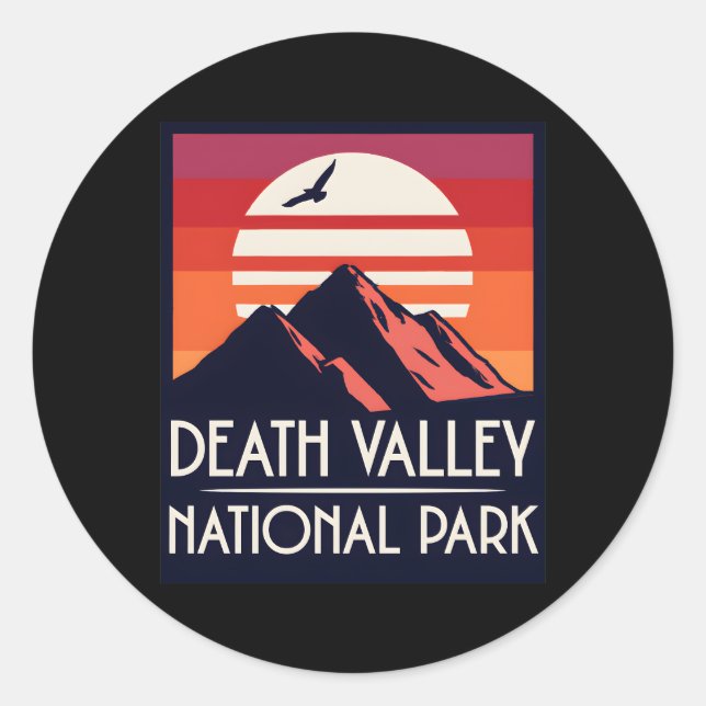 Death Valley National Park Classic Round Sticker (Front)