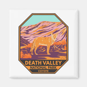 Death Valley National Park Coyote Vintage Magnet