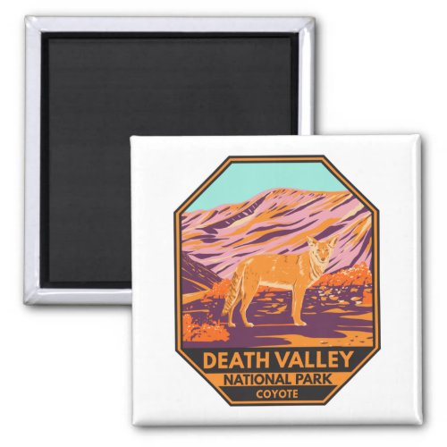  Death Valley National Park Coyote Vintage Magnet