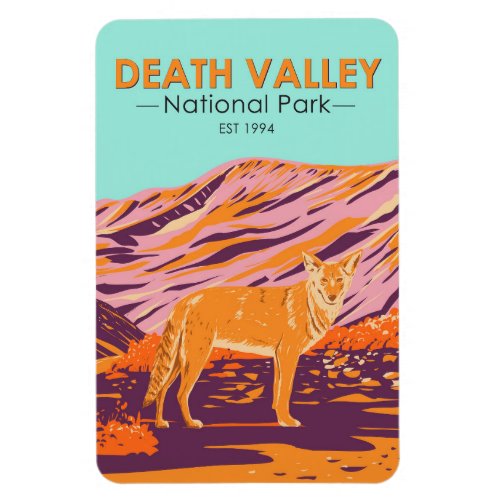  Death Valley National Park Coyote Vintage  Magnet