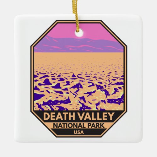 Death Valley National Park Devils Golf Course  Ceramic Ornament