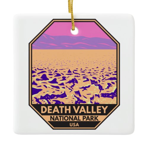Death Valley National Park Devil’s Golf Course  Ceramic Ornament