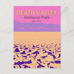  Death Valley National Park Devil’s Golf Course Postcard