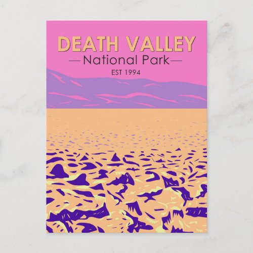  Death Valley National Park Devils Golf Course Postcard