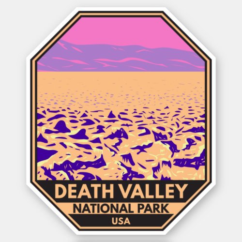 Death Valley National Park Devilâs Golf Course Sticker