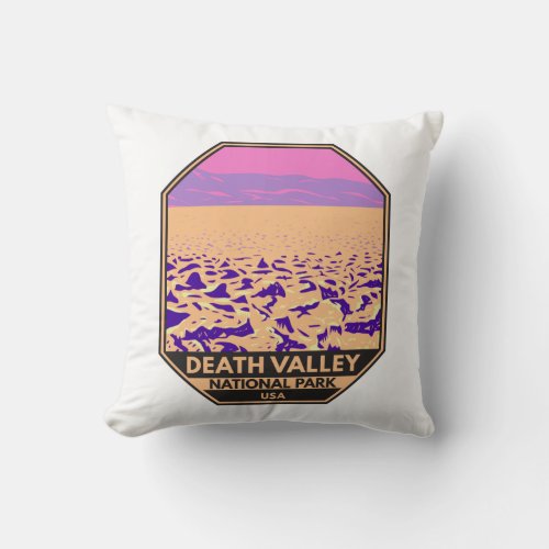 Death Valley National Park Devils Golf Course  Throw Pillow