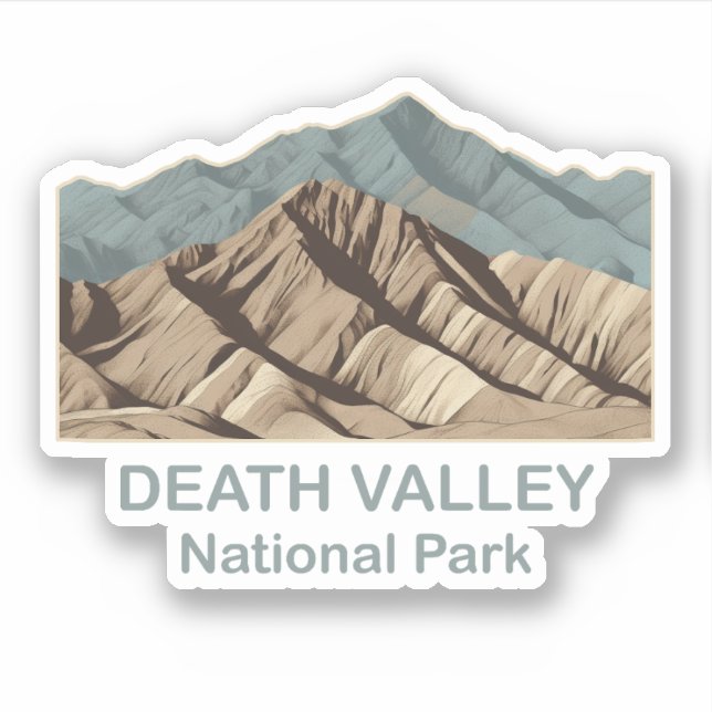 death valley national park gifts  sticker (Front)