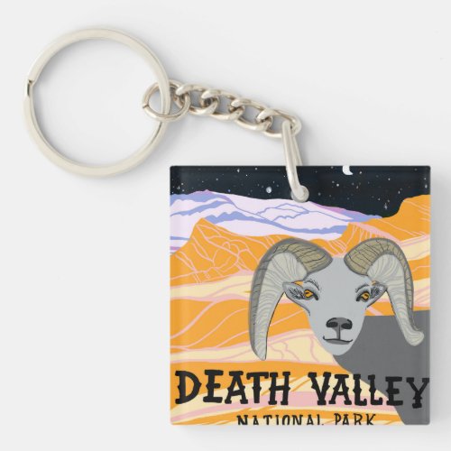 Death Valley National Park Hiking Camping Calif Keychain