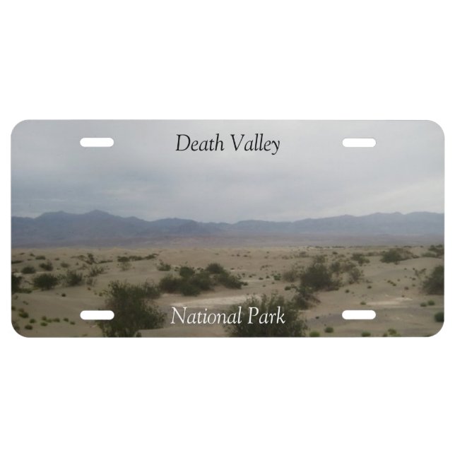 Death Valley National Park License Plate (Front)