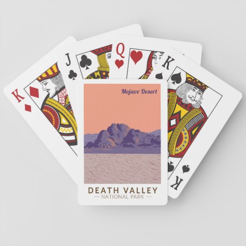 Death Valley National Park Mojave Desert Travel Playing Cards