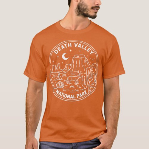 Death Valley National Park Monoline 1 T_Shirt