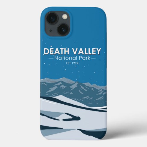  Death Valley National Park Night Sky Vintage  iPhone 13 Case