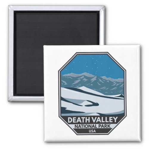  Death Valley National Park Night Sky Vintage  Magnet