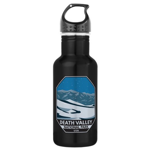  Death Valley National Park Night Sky Vintage  Stainless Steel Water Bottle