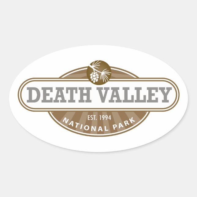 Death Valley National Park Oval Sticker (Front)
