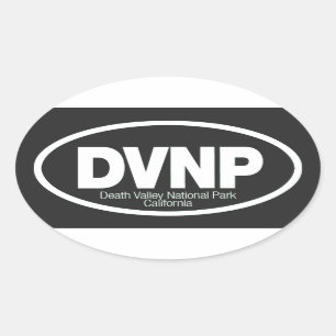Death Valley National Park Oval Sticker