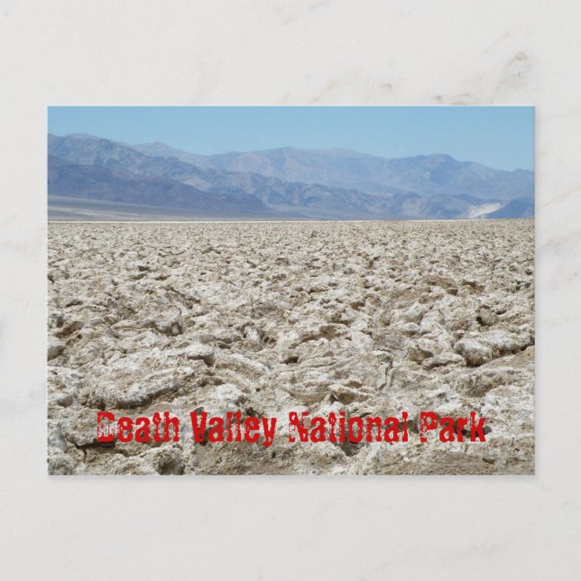 Death Valley National Park Postcard (Front)