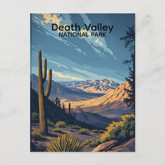 Death Valley National Park Postcard (Front)