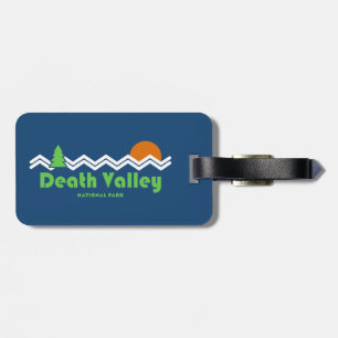 Death Valley National Park Retro Luggage Tag
