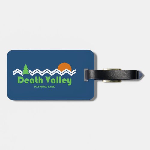 Death Valley National Park Retro Luggage Tag