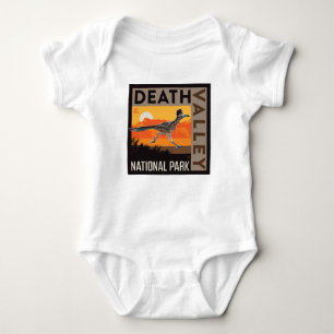 Death Valley National Park   Roadrunner Baby Bodysuit