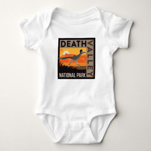 Death Valley National Park  Roadrunner Baby Bodysuit
