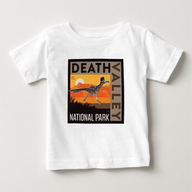 Death Valley National Park | Roadrunner Baby T-Shirt (Front)