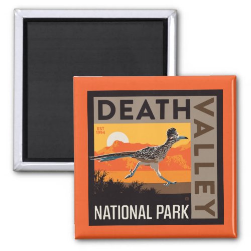 Death Valley National Park  Roadrunner Magnet