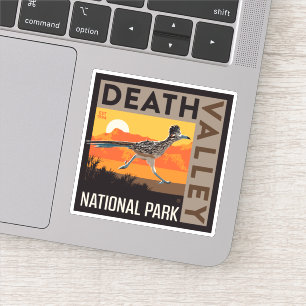 Death Valley National Park   Roadrunner Sticker