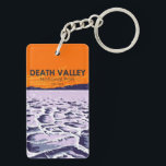 Death Valley National Park Sand Dune Double Sided Keychain<br><div class="desc">Death Valley vector artwork design with two different Death Valley National Park designs. The park is known for Titus Canyon,  with a ghost town and colorful rocks,  and Badwater Basin’s salt flats,  North America’s lowest point.</div>
