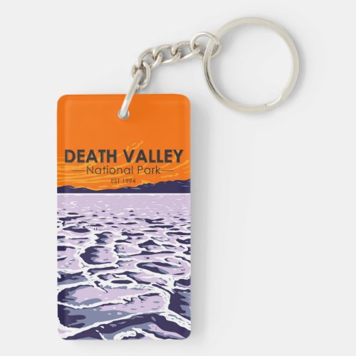  Death Valley National Park Sand Dune Double Sided Keychain