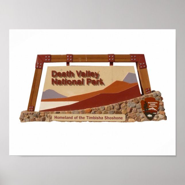 Death valley National Park sign (Front)