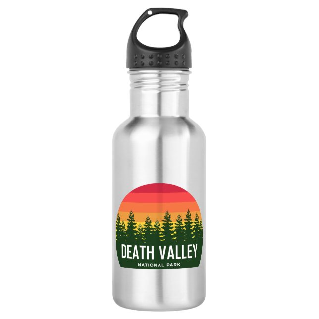 Death Valley National Park Stainless Steel Water Bottle (Front)