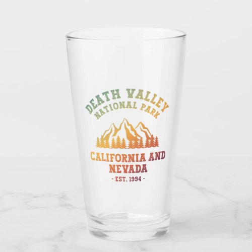 Death Valley National Park USA Gradient Glass