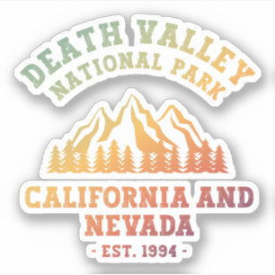 Death Valley National Park USA Gradient Sticker
