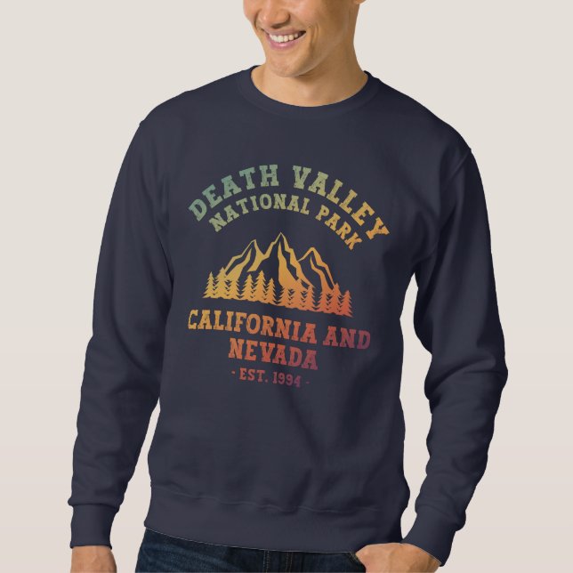 Death Valley National Park USA Gradient Sweatshirt (Front)