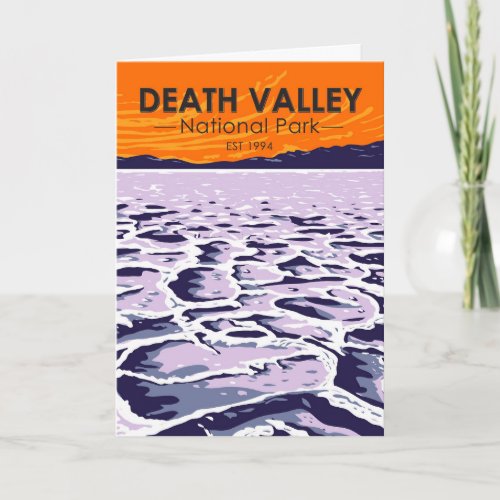  Death Valley National Park Vintage Card