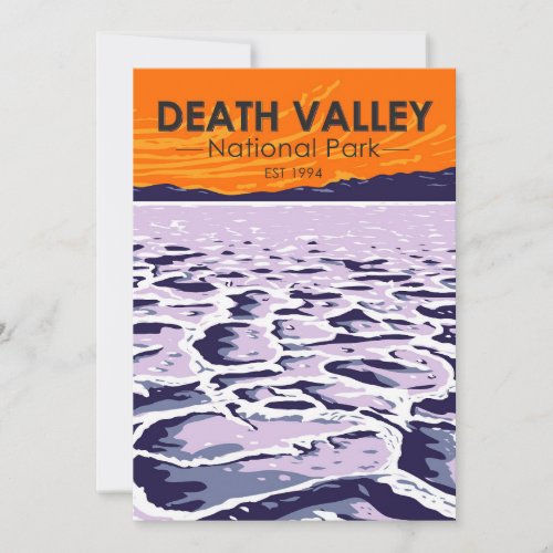  Death Valley National Park Vintage  Holiday Card