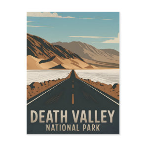 Death Valley National Park Vintage Postcard