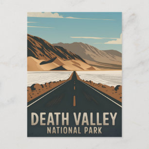 Death Valley National Park Vintage Postcard